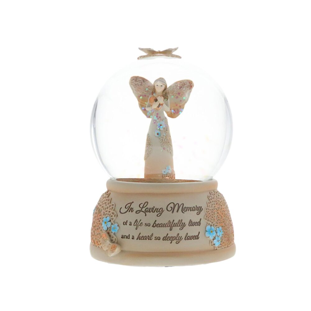 1128 19061 Light Your Way Memorial in Loving Memory Musical Water Globe